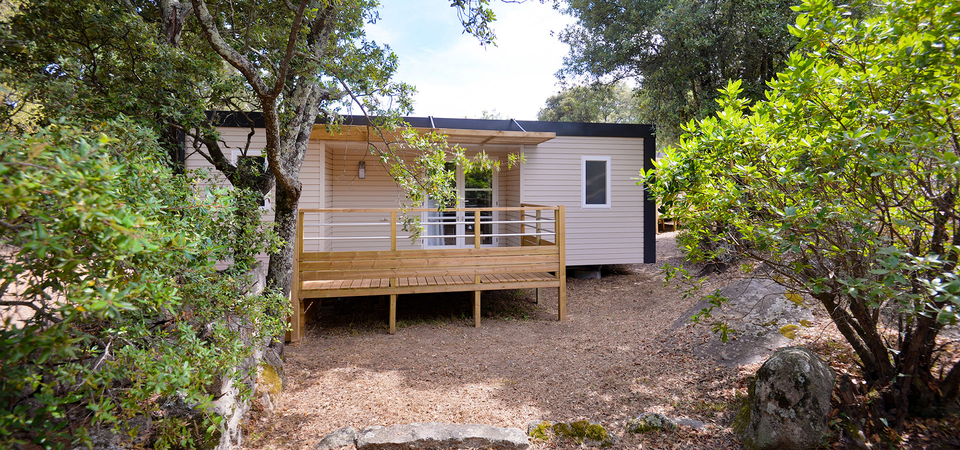 Camping la vetta location MH superieur 2CH exterieur